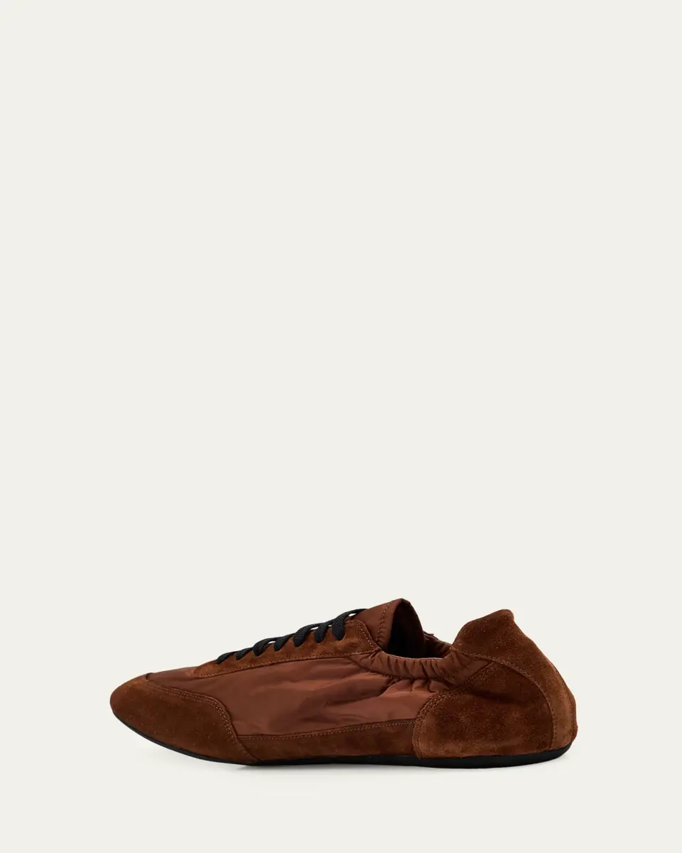 Prada Men's Collapse Nylon and Suede Low-Top Sneakers | Thumbnail 20 Prada Men's Collapse Nylon and Suede Low-Top Sneakers | Thumbnail 20
