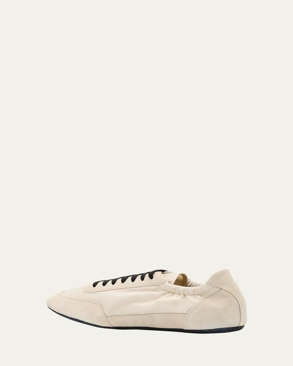 Prada Men's Collapse Nylon and Suede Low-Top Sneakers | Thumbnail 24 Prada Men's Collapse Nylon and Suede Low-Top Sneakers | Thumbnail 24