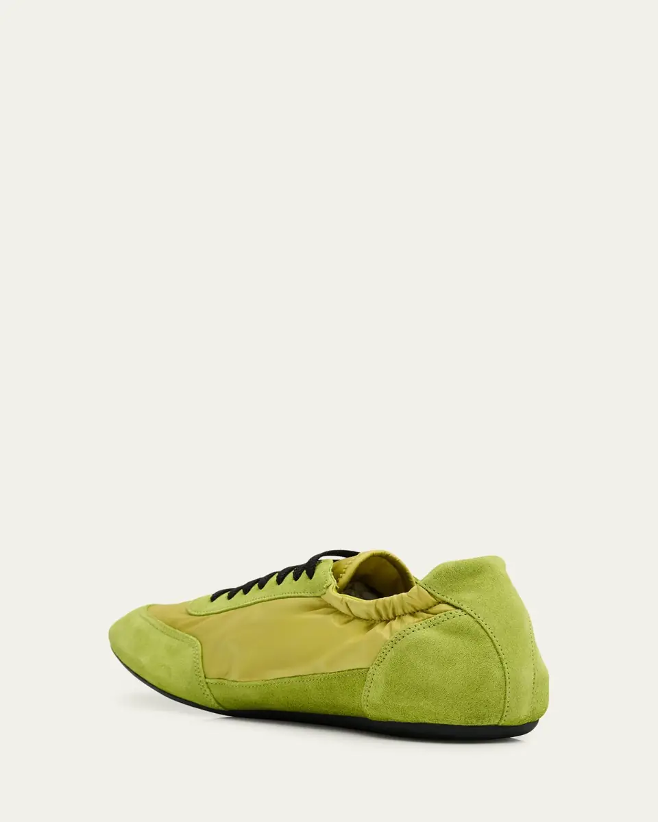 Prada Men's Collapse Nylon and Suede Low-Top Sneakers | Thumbnail 8 Prada Men's Collapse Nylon and Suede Low-Top Sneakers | Thumbnail 8