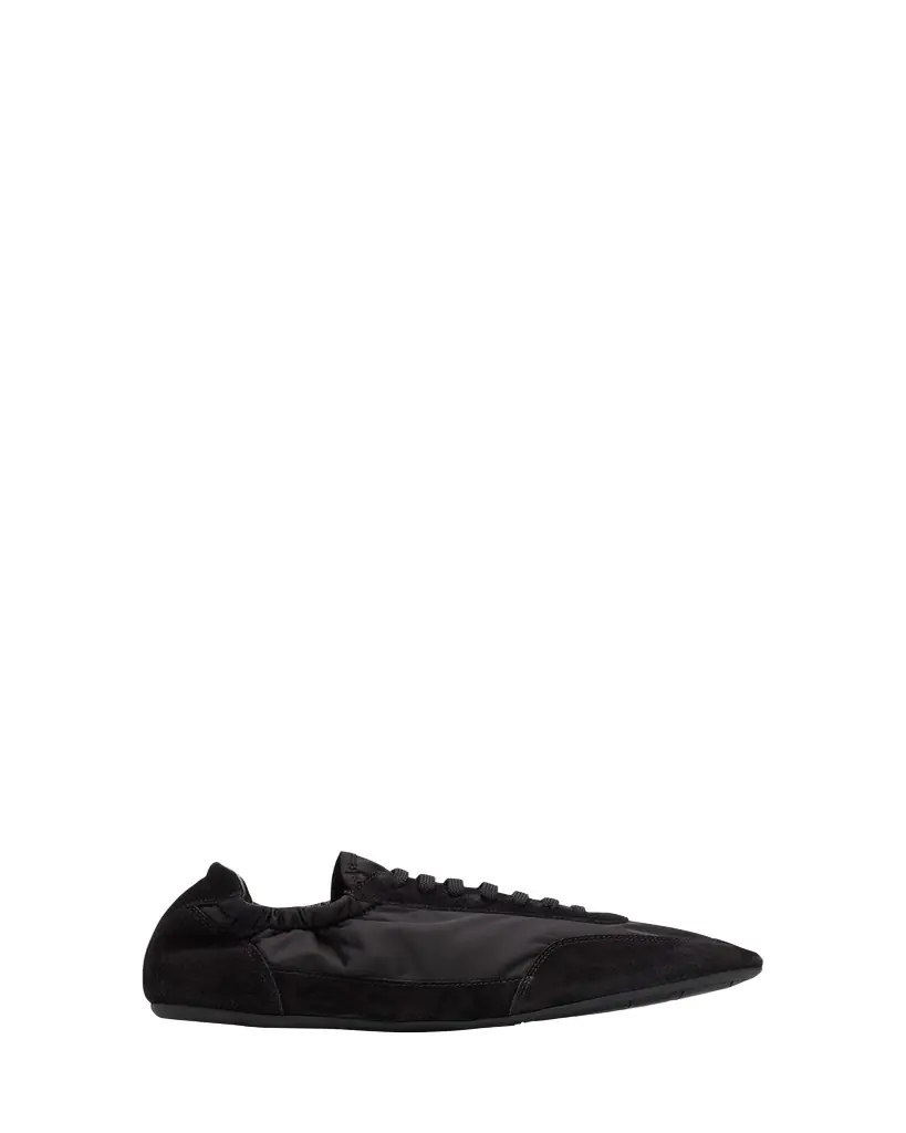 Men's Collapse Nylon and Suede Low-Top Sneakers Men's Collapse Nylon and Suede Low-Top Sneakers