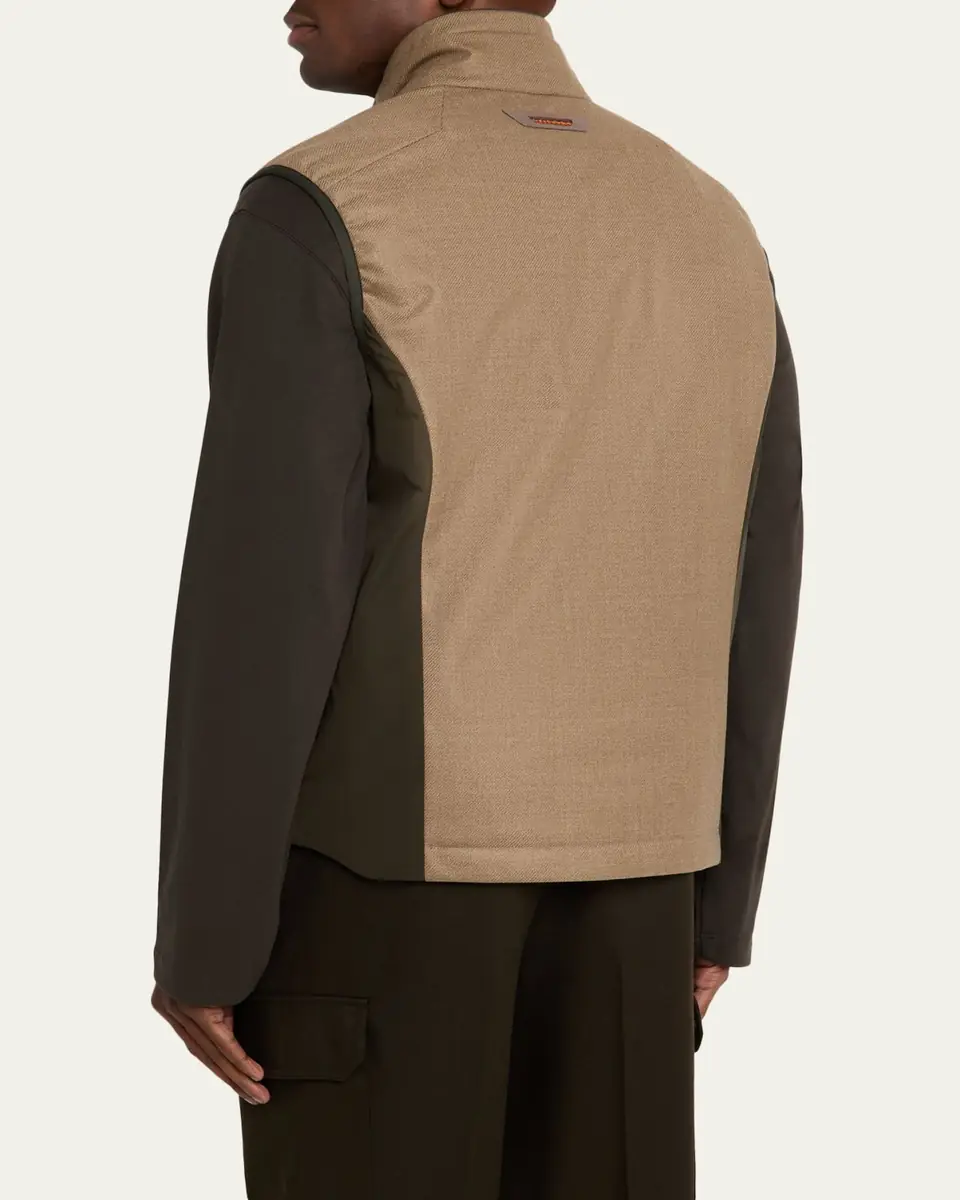 Sease Men's Predator 3.0 Wool and Cashmere Full-Zip Vest | Thumbnail 3 Sease Men's Predator 3.0 Wool and Cashmere Full-Zip Vest | Thumbnail 3