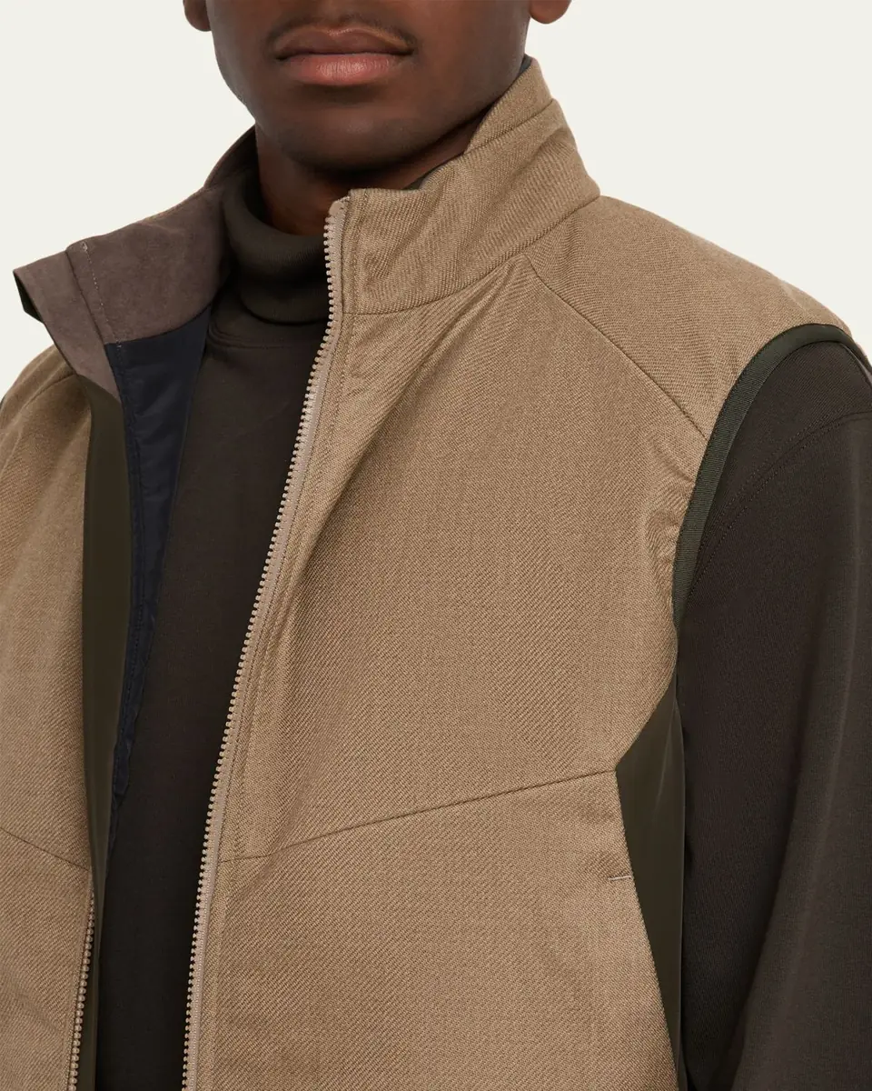 Sease Men's Predator 3.0 Wool and Cashmere Full-Zip Vest | Thumbnail 5 Sease Men's Predator 3.0 Wool and Cashmere Full-Zip Vest | Thumbnail 5