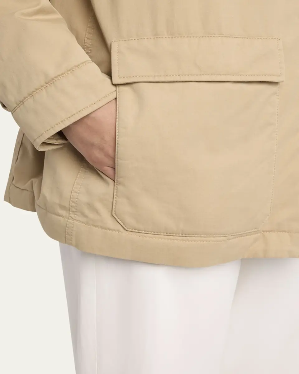 THE ROW Aurelius Cotton-Cashmere Zip Jacket | Thumbnail 5