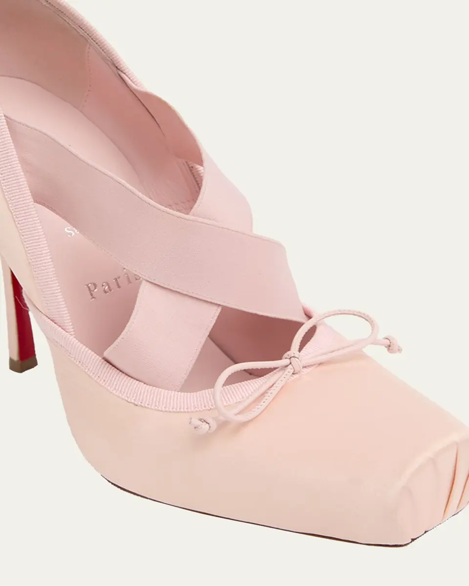 Christian Louboutin 100mm Cassiastic Satin Ballet Pumps | Thumbnail 12 Christian Louboutin 100mm Cassiastic Satin Ballet Pumps | Thumbnail 12