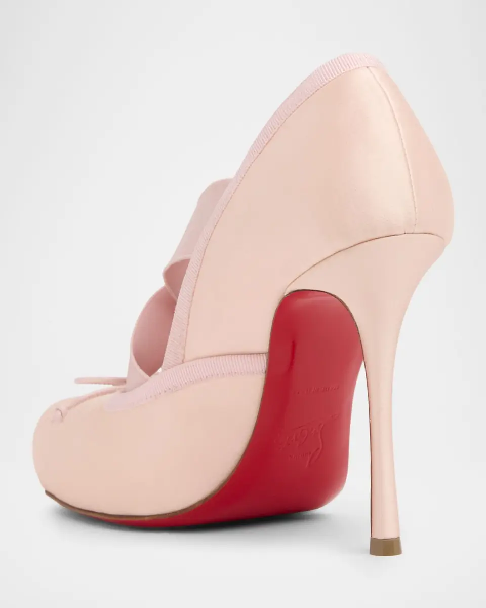 Christian Louboutin 100mm Cassiastic Satin Ballet Pumps | Thumbnail 3 Christian Louboutin 100mm Cassiastic Satin Ballet Pumps | Thumbnail 3