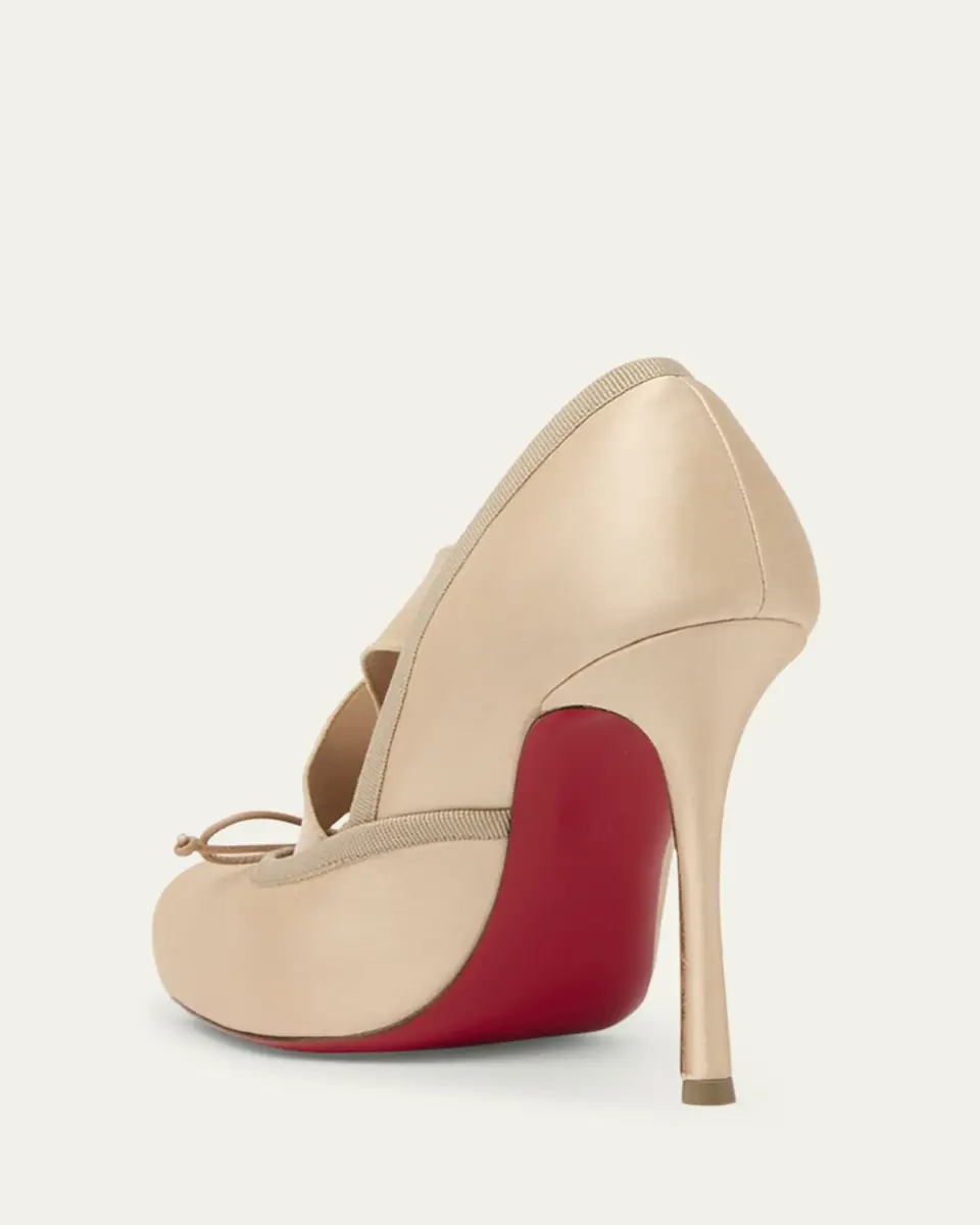 Christian Louboutin 100mm Cassiastic Satin Ballet Pumps | Thumbnail 7 Christian Louboutin 100mm Cassiastic Satin Ballet Pumps | Thumbnail 7