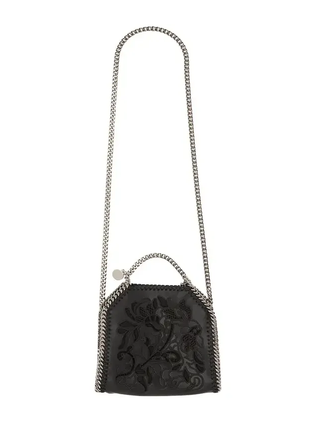 Falabella Tiny Lace Vegan Leather Crossbody Bag