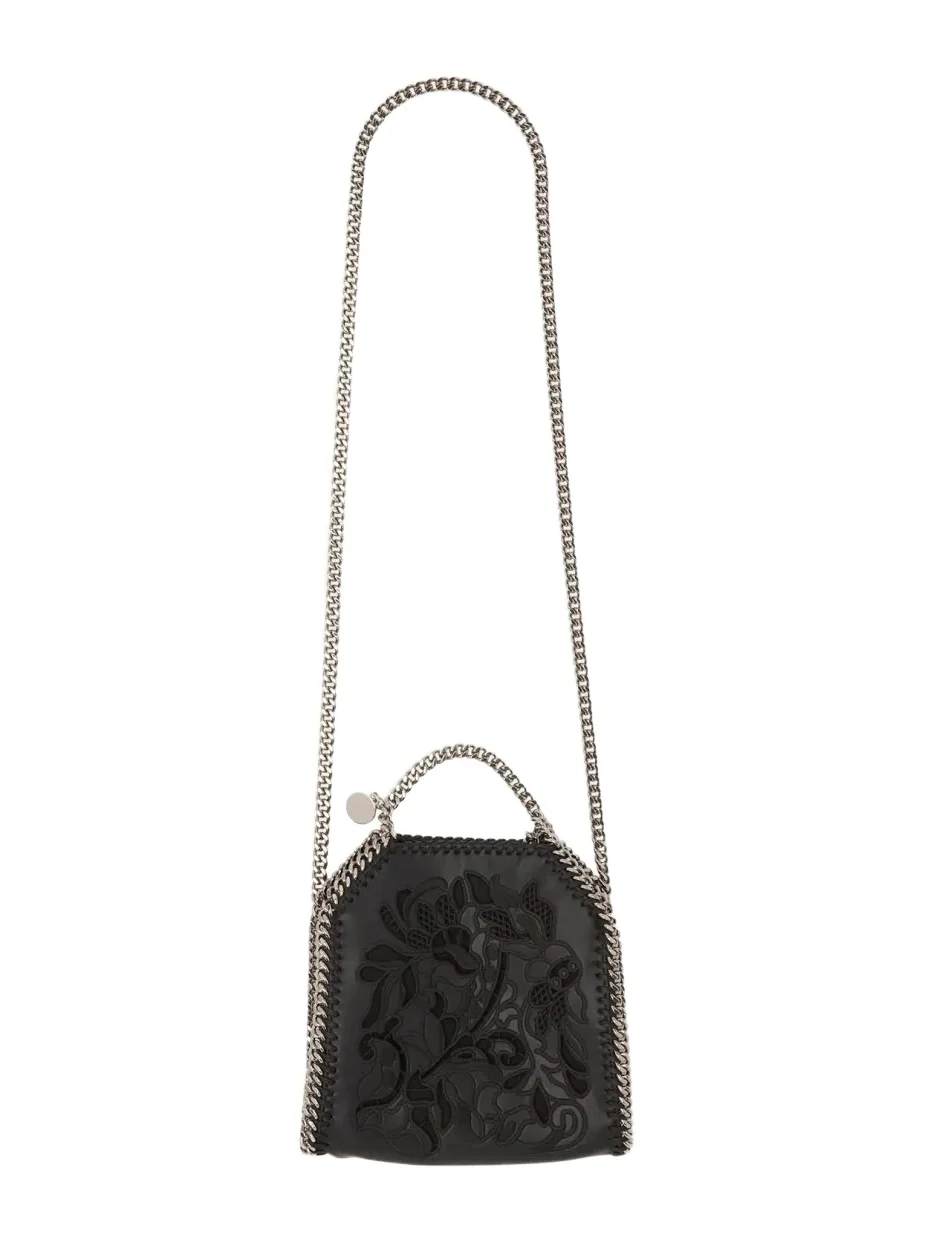 Falabella Tiny Lace Vegan Leather Crossbody Bag