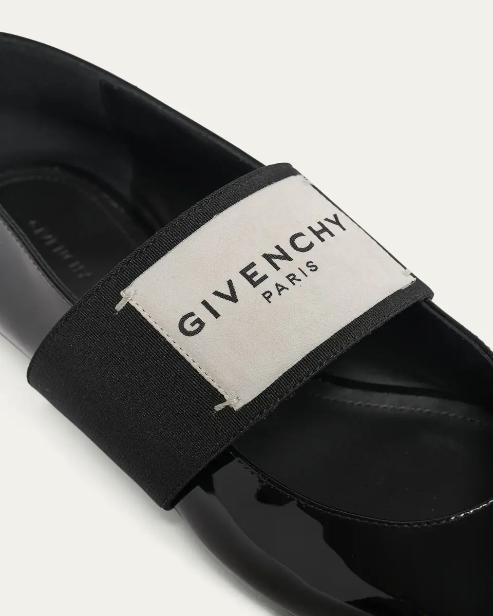 Givenchy Sliced Square Label Patent Leather Ballerina Flats | Thumbnail 11 Givenchy Sliced Square Label Patent Leather Ballerina Flats | Thumbnail 11