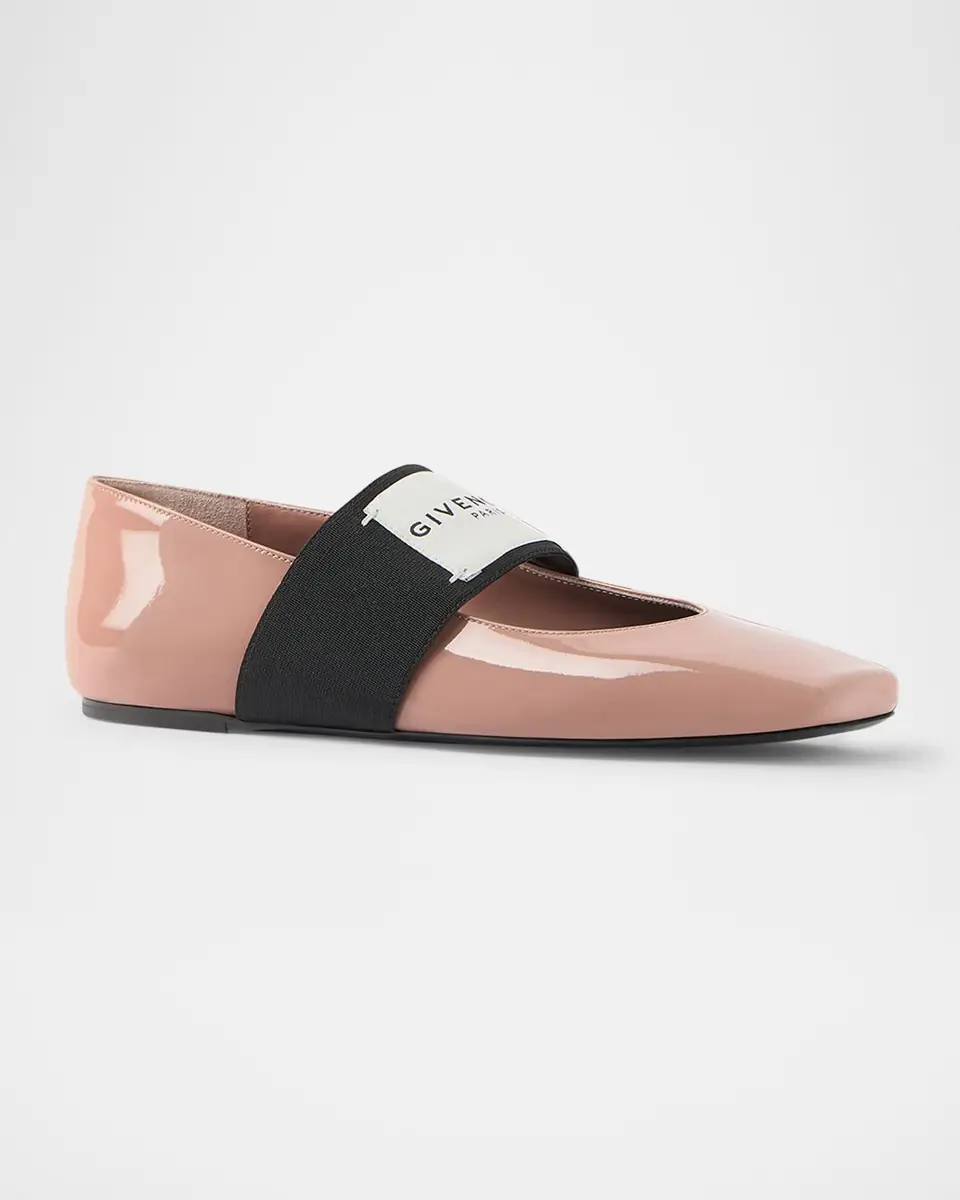 Givenchy Sliced Square Label Patent Leather Ballerina Flats | Thumbnail 21 Givenchy Sliced Square Label Patent Leather Ballerina Flats | Thumbnail 21