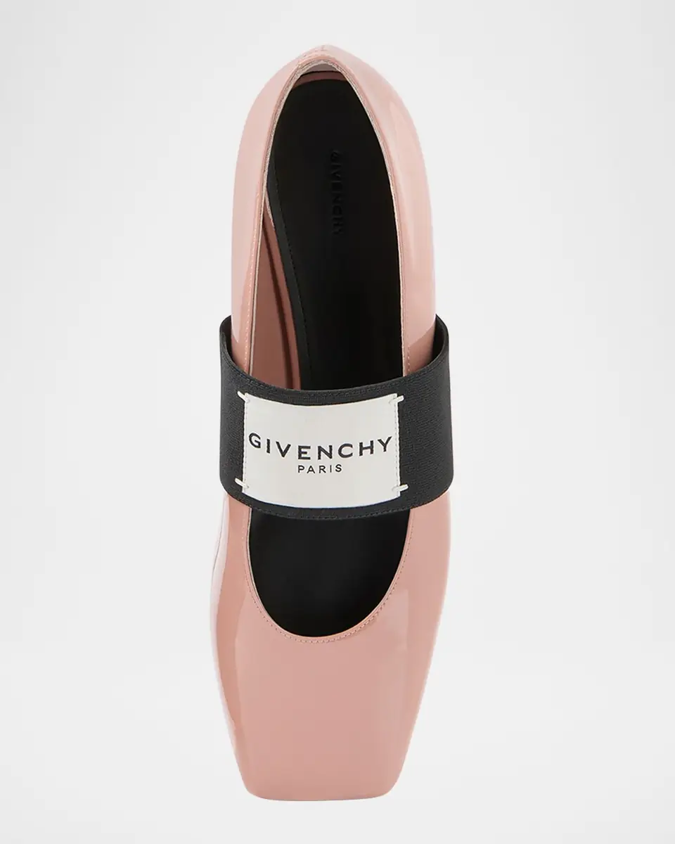 Givenchy Sliced Square Label Patent Leather Ballerina Flats | Thumbnail 23 Givenchy Sliced Square Label Patent Leather Ballerina Flats | Thumbnail 23