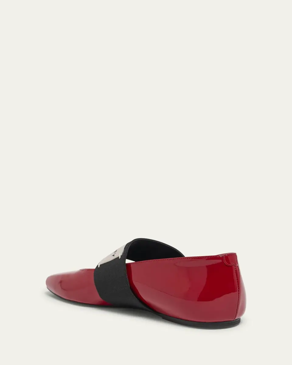 Givenchy Sliced Square Label Patent Leather Ballerina Flats | Thumbnail 5 Givenchy Sliced Square Label Patent Leather Ballerina Flats | Thumbnail 5