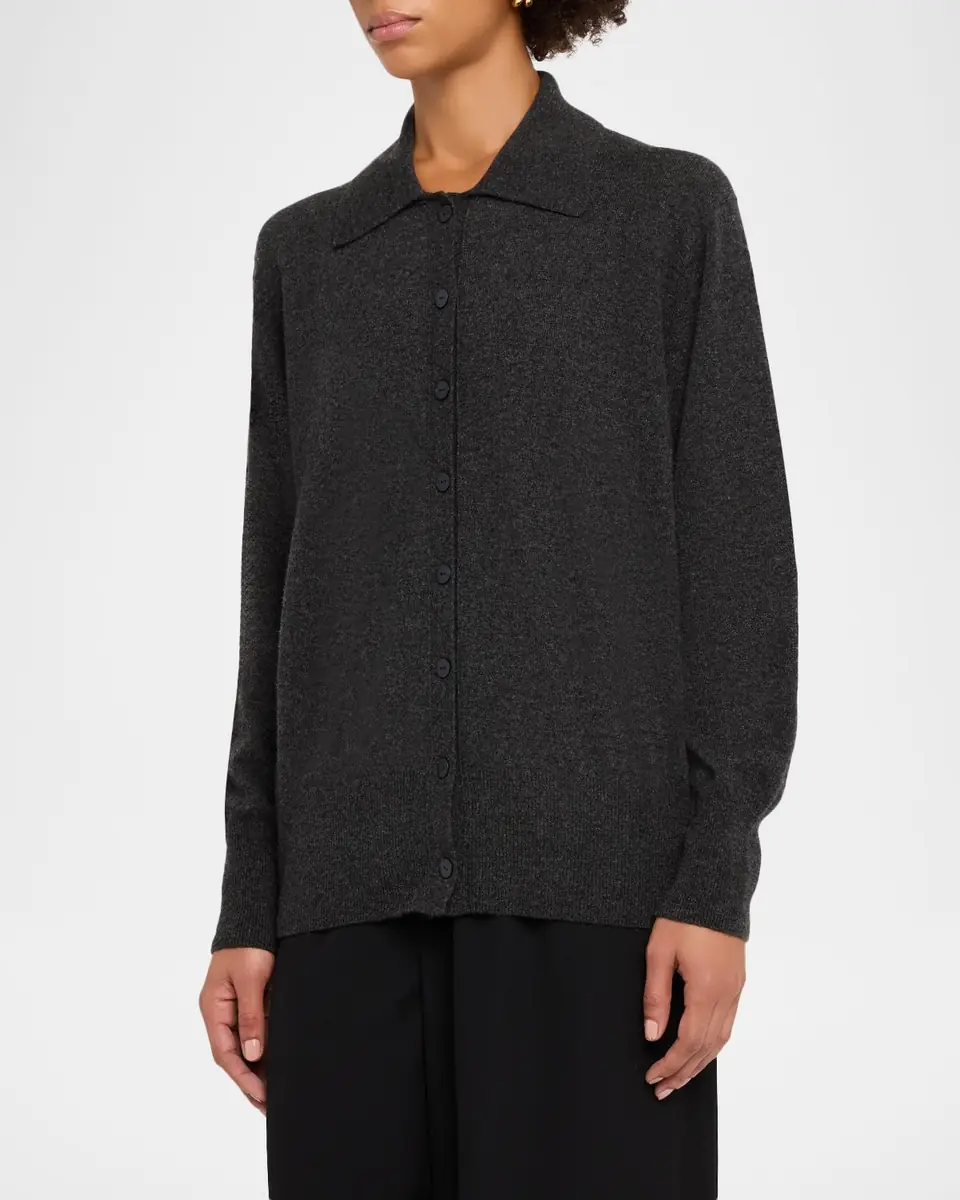 THE ROW Lillia Cashmere Collared Cardigan | Thumbnail 13