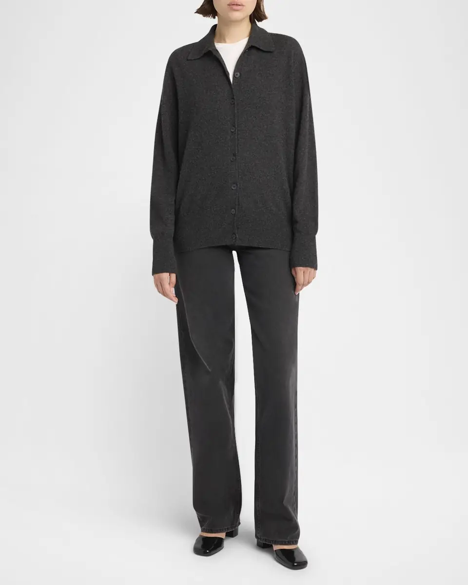 THE ROW Lillia Cashmere Collared Cardigan | Thumbnail 15