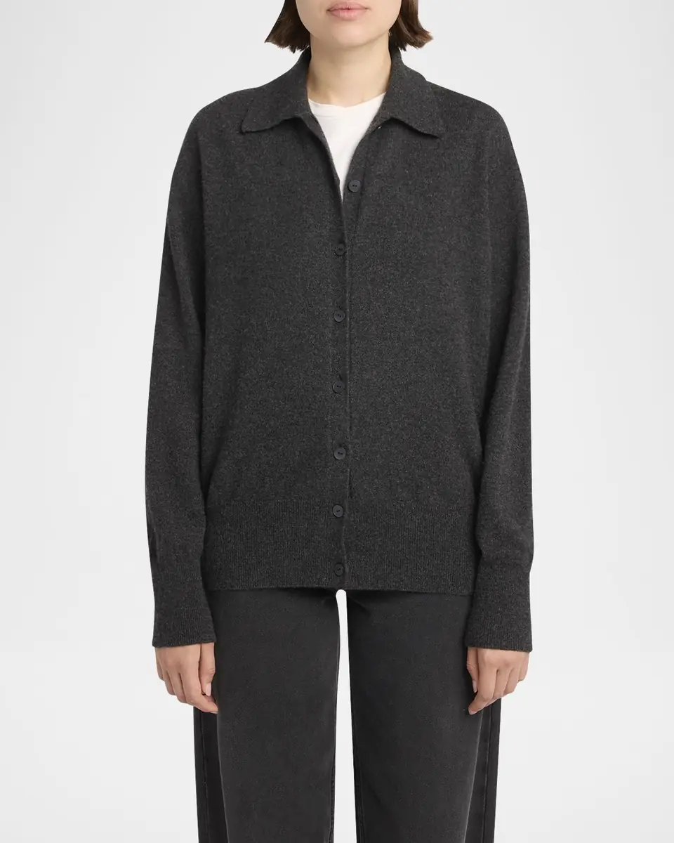 THE ROW Lillia Cashmere Collared Cardigan | Thumbnail 17