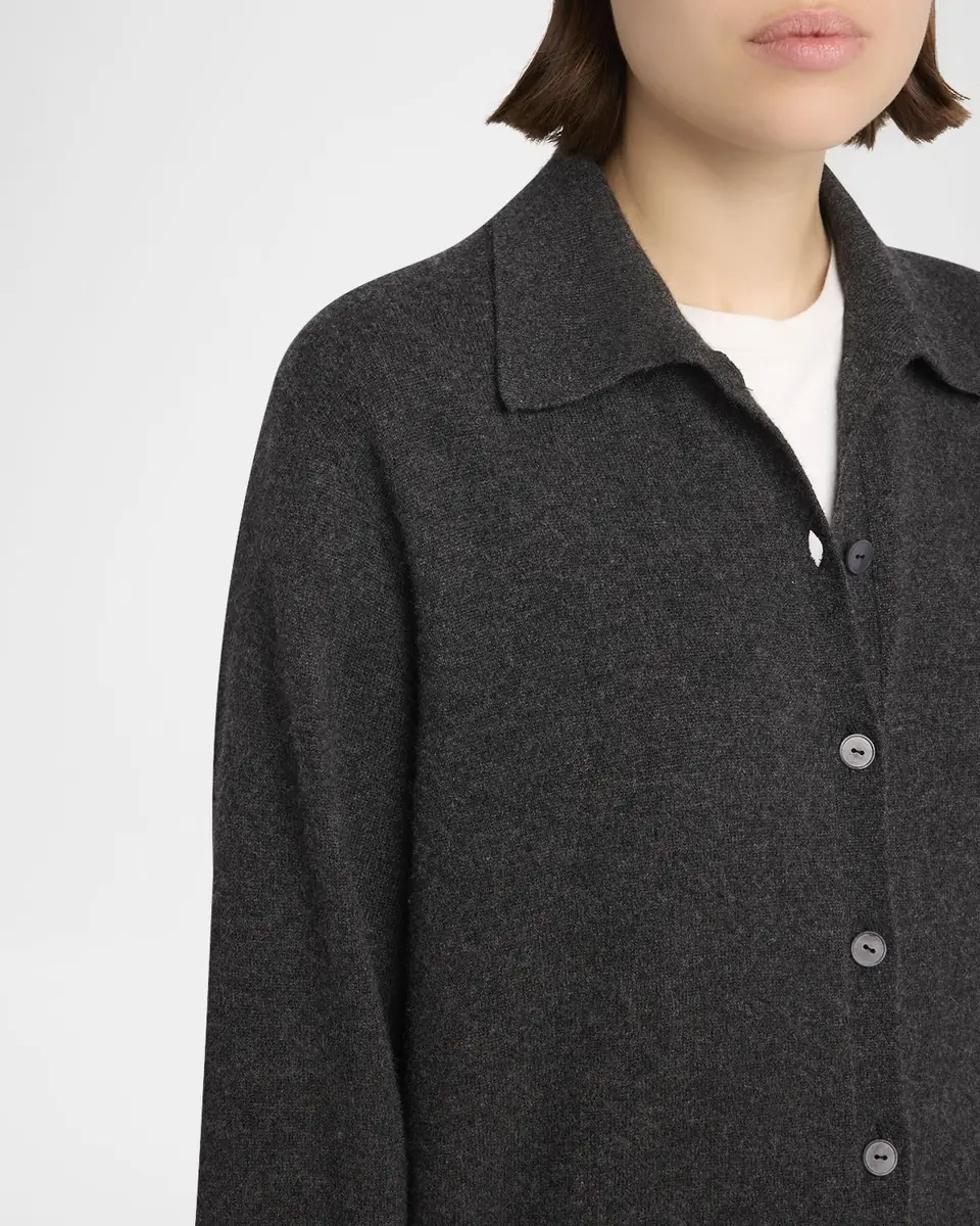 THE ROW Lillia Cashmere Collared Cardigan | Thumbnail 18