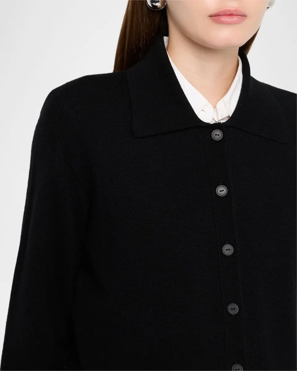 THE ROW Lillia Cashmere Collared Cardigan | Thumbnail 22