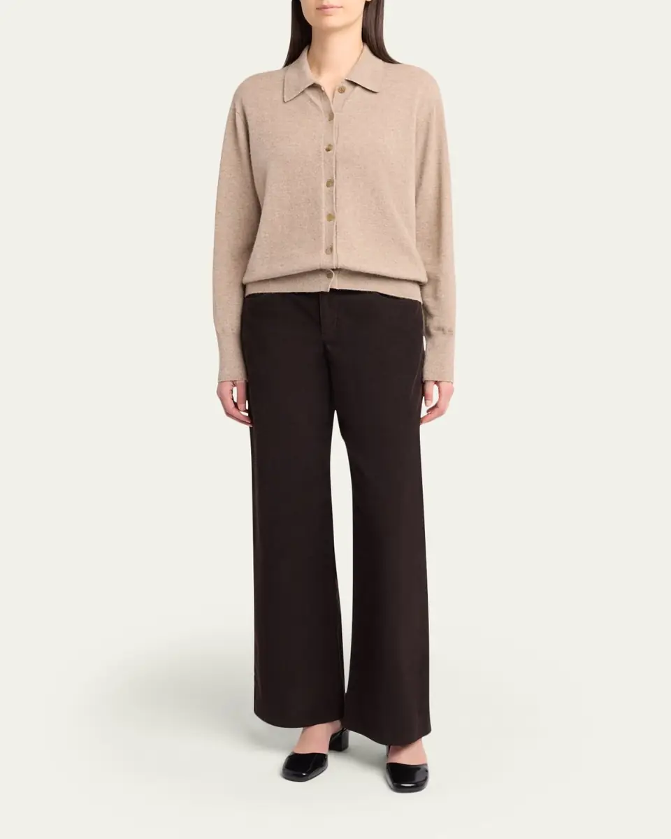 THE ROW Lillia Cashmere Collared Cardigan | Thumbnail 6