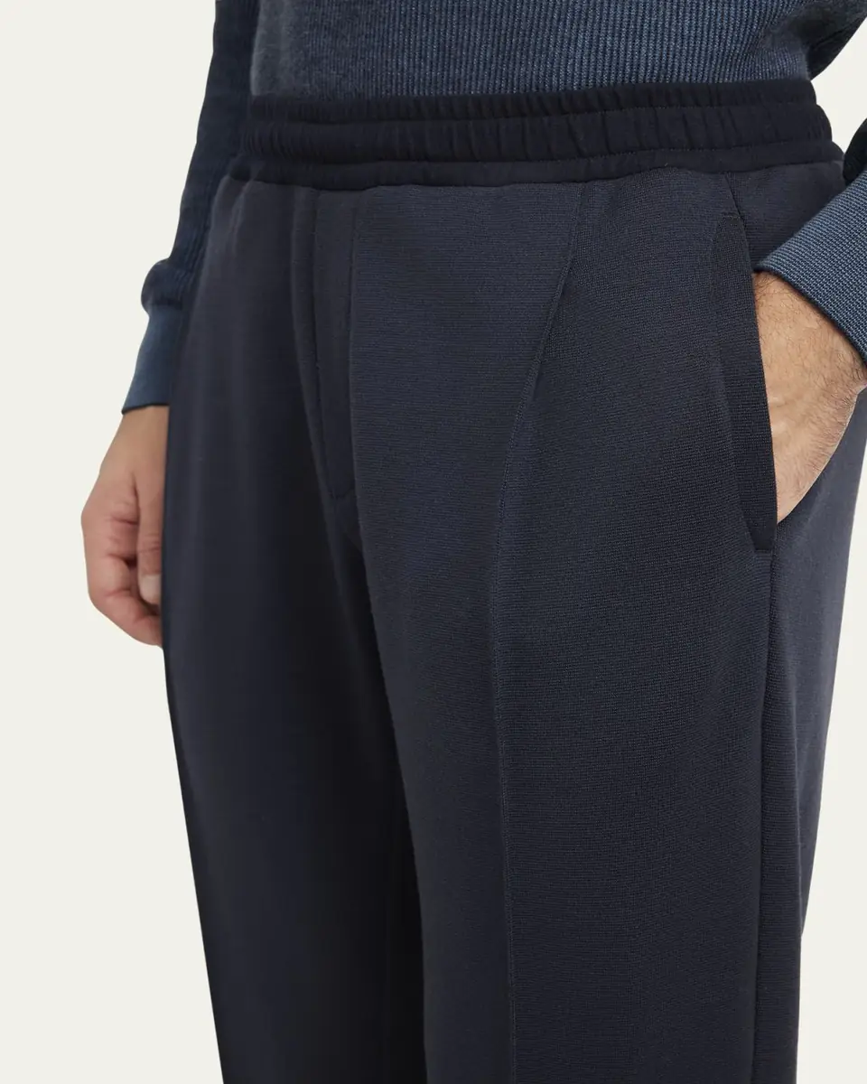Brioni Men's Wool, Silk and Cashmere Pleated Drawstring Pants | Thumbnail 5 Brioni Men's Wool, Silk and Cashmere Pleated Drawstring Pants | Thumbnail 5