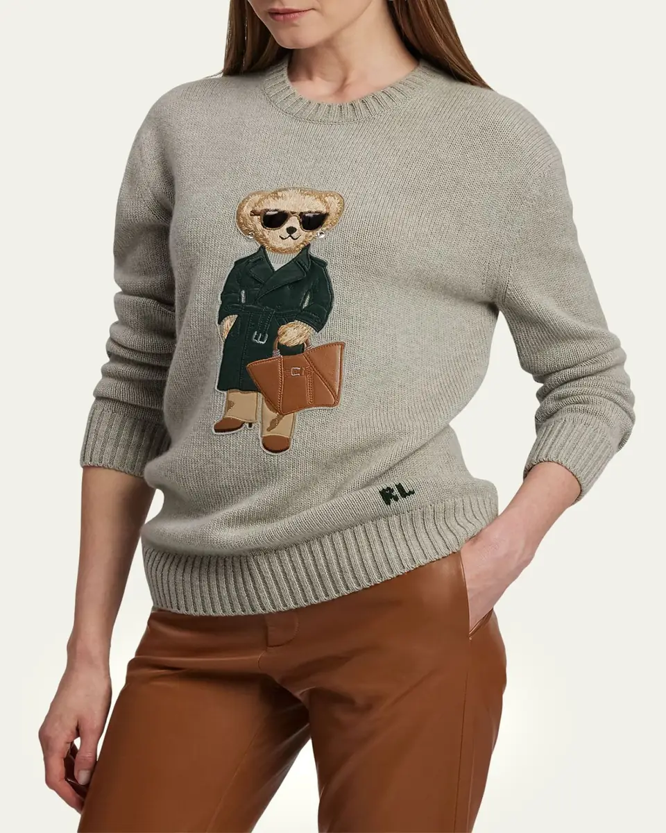 Ralph Lauren Collection Polo Bear Cashmere Sweater | Thumbnail 4 Ralph Lauren Collection Polo Bear Cashmere Sweater | Thumbnail 4