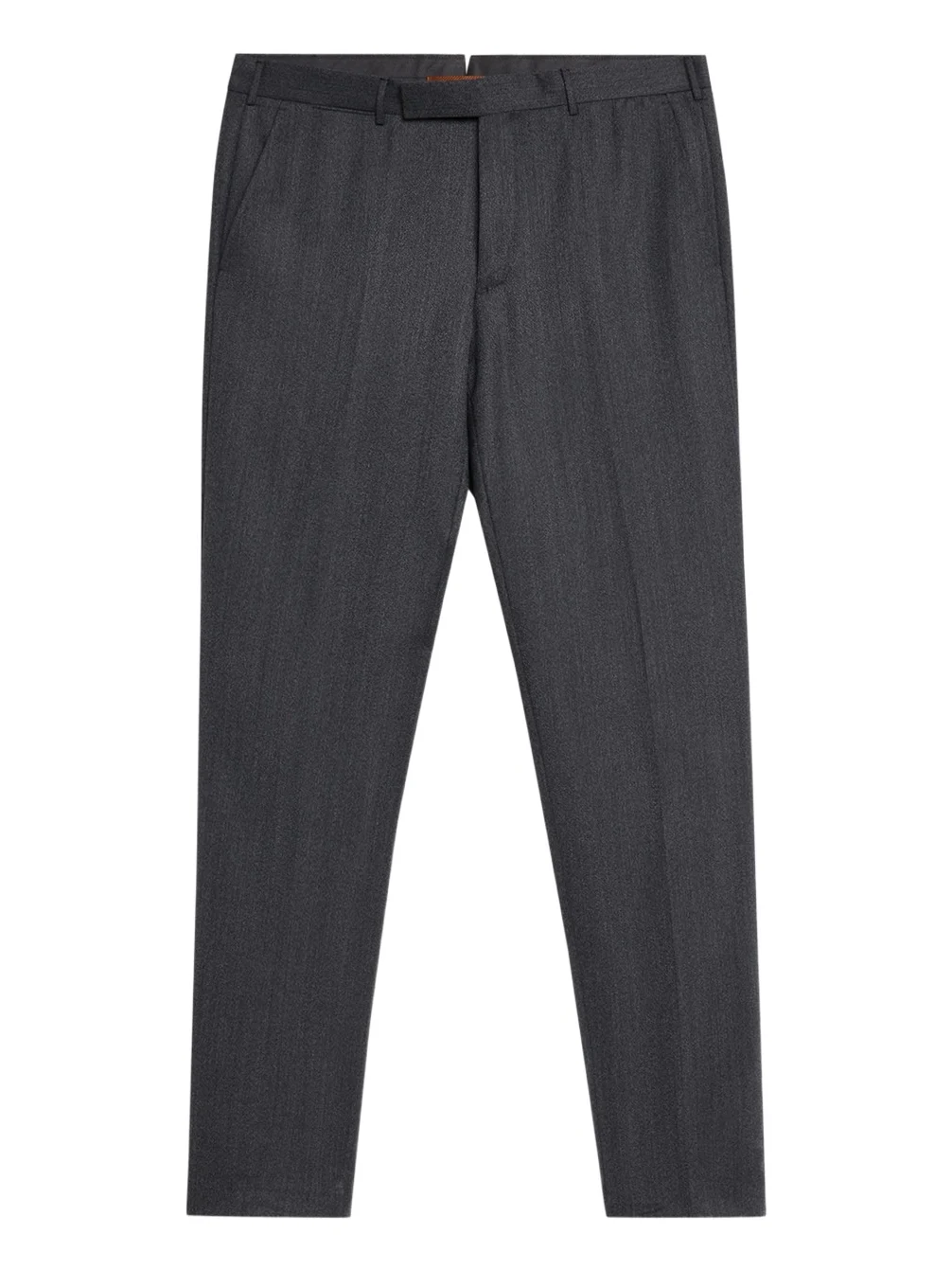Men's Trofeo Wool Straight Fit Flat-Front Pants