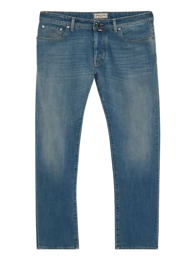 Men's Medium-Wash Denim Slim Fit Jeans