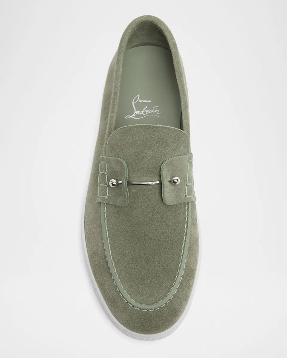 Christian Louboutin Men's Chambeliboat Nubuck Boat Shoes | Thumbnail 14 Christian Louboutin Men's Chambeliboat Nubuck Boat Shoes | Thumbnail 14