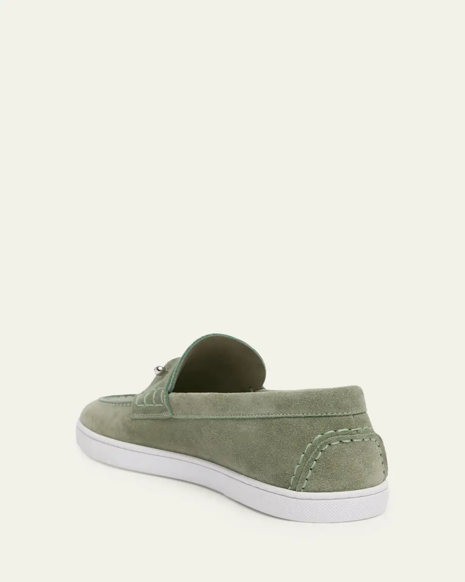 Christian Louboutin Men's Chambeliboat Nubuck Boat Shoes | Thumbnail 4 Christian Louboutin Men's Chambeliboat Nubuck Boat Shoes | Thumbnail 4