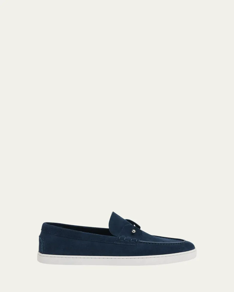 Christian Louboutin Men's Chambeliboat Nubuck Boat Shoes | Thumbnail 8 Christian Louboutin Men's Chambeliboat Nubuck Boat Shoes | Thumbnail 8
