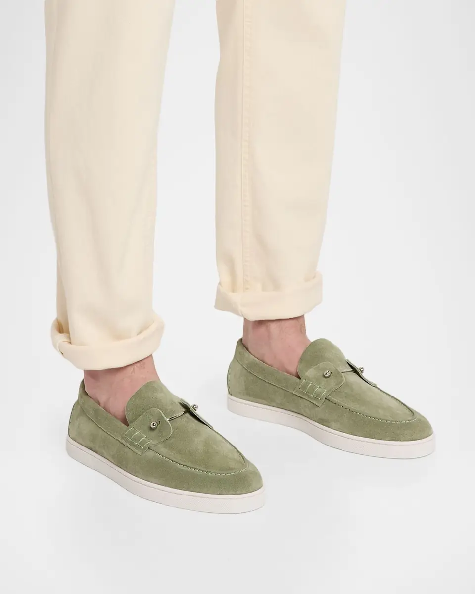 Christian Louboutin Men's Chambeliboat Nubuck Boat Shoes | Thumbnail 9 Christian Louboutin Men's Chambeliboat Nubuck Boat Shoes | Thumbnail 9