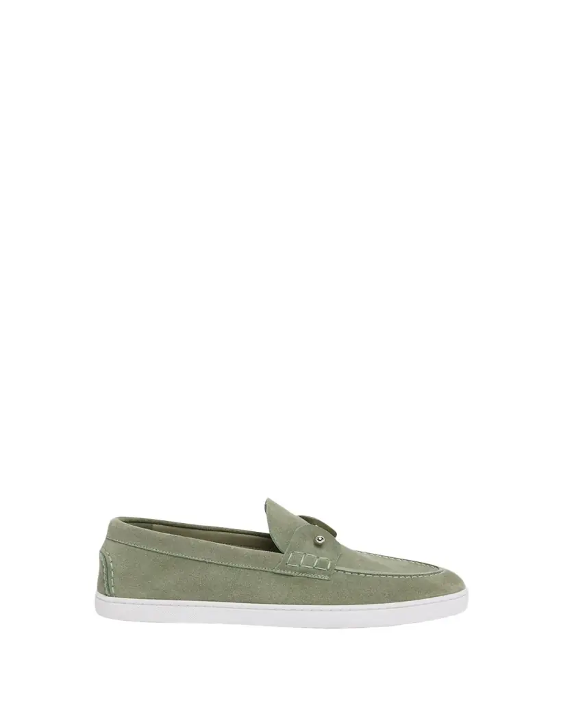 Christian Louboutin Men's Chambeliboat Nubuck Boat Shoes | Image 1 Christian Louboutin Men's Chambeliboat Nubuck Boat Shoes | Image 1