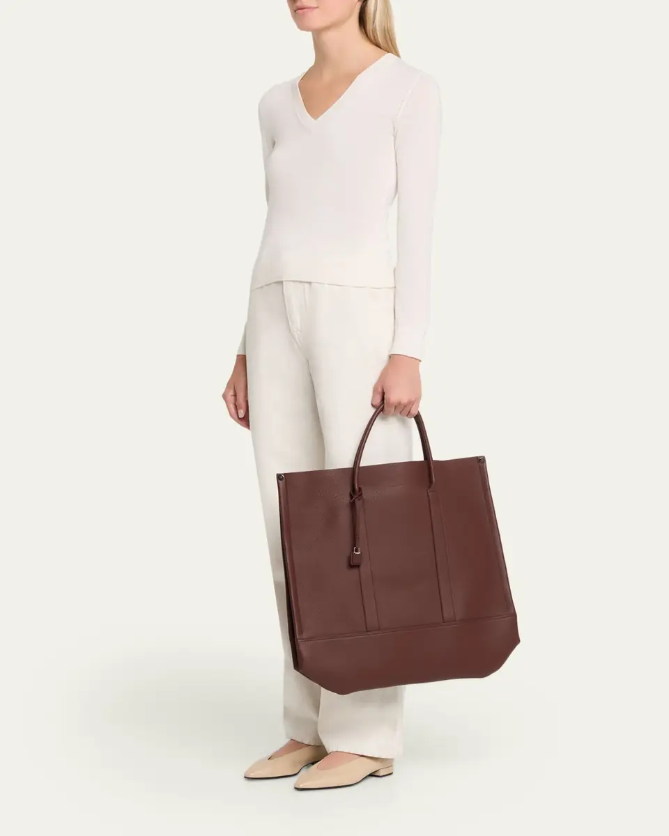 Loro Piana Beam Leather Tote Bag | Thumbnail 5 Loro Piana Beam Leather Tote Bag | Thumbnail 5