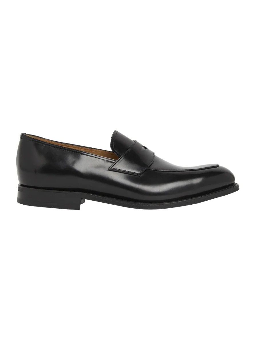Men's Hertford Leather Rubber-Sole Penny Loafers