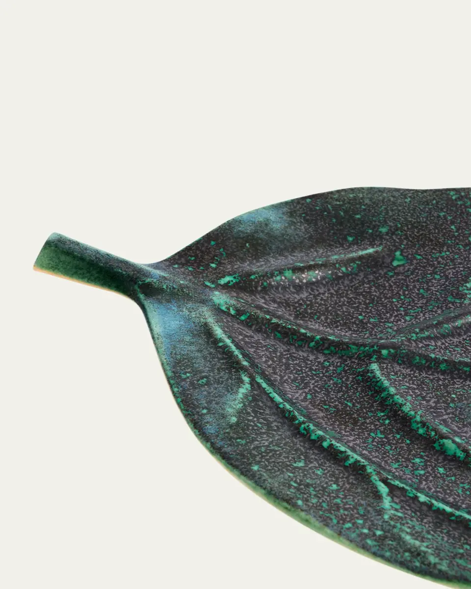 L'Objet Cenote Large Leaf Platter | Thumbnail 3