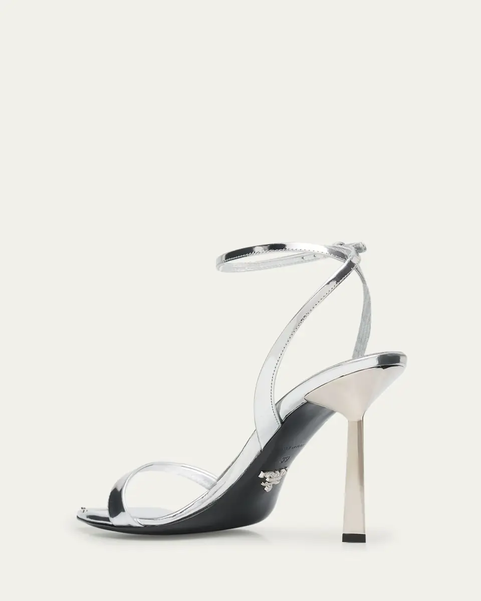 Prada Leather Ankle-Strap Sandals | Thumbnail 4