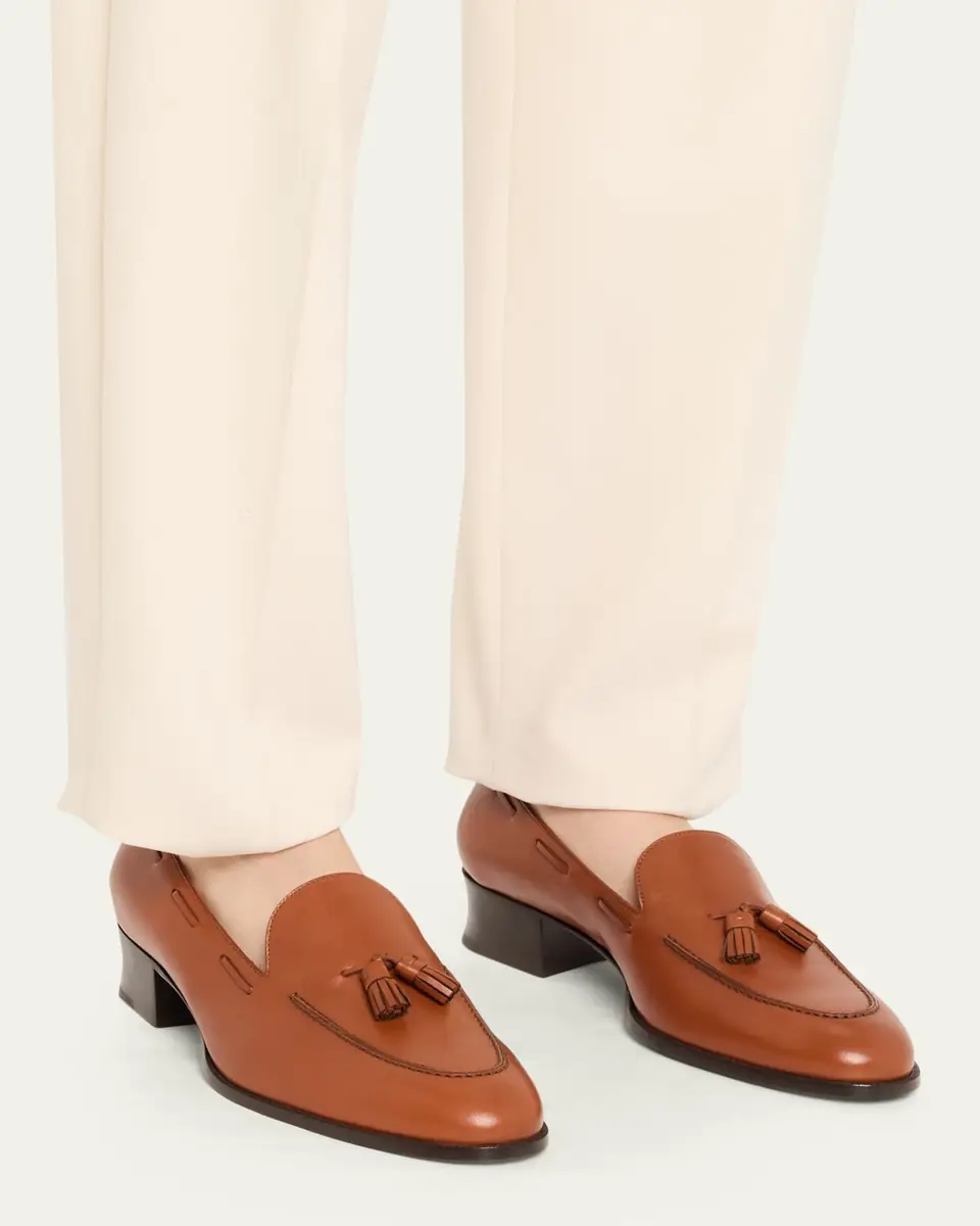 Loro Piana Serge Prestige Calfskin Tassel Loafers | Thumbnail 2 Loro Piana Serge Prestige Calfskin Tassel Loafers | Thumbnail 2