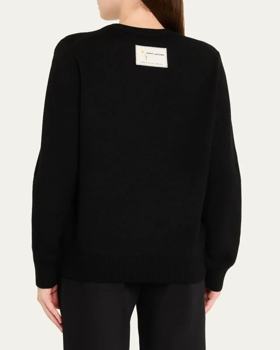 Marc Jacobs Marc Is Joy Crewneck Sweater | Thumbnail 3