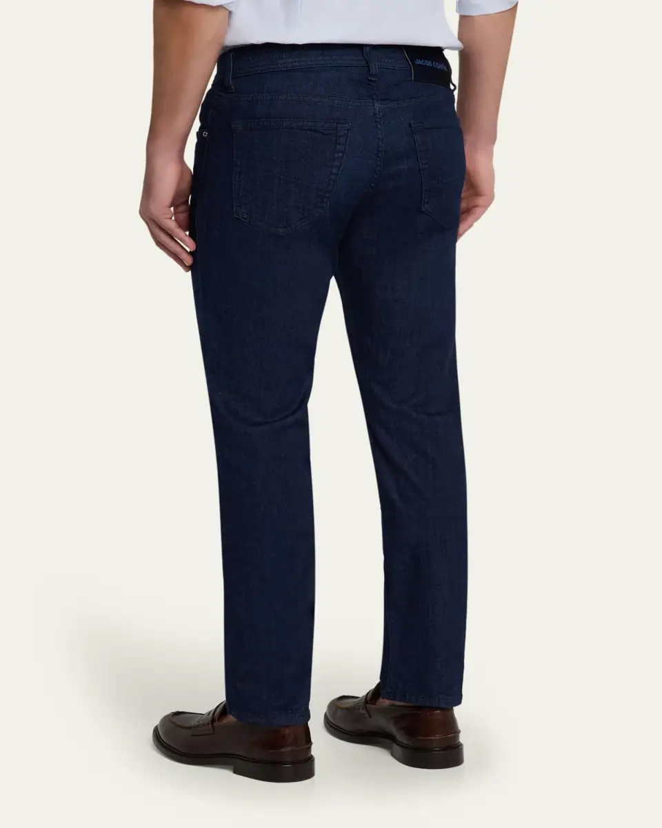 Jacob Cohen Men's Overdyed Denim Slim Fit Jeans | Thumbnail 3 Jacob Cohen Men's Overdyed Denim Slim Fit Jeans | Thumbnail 3