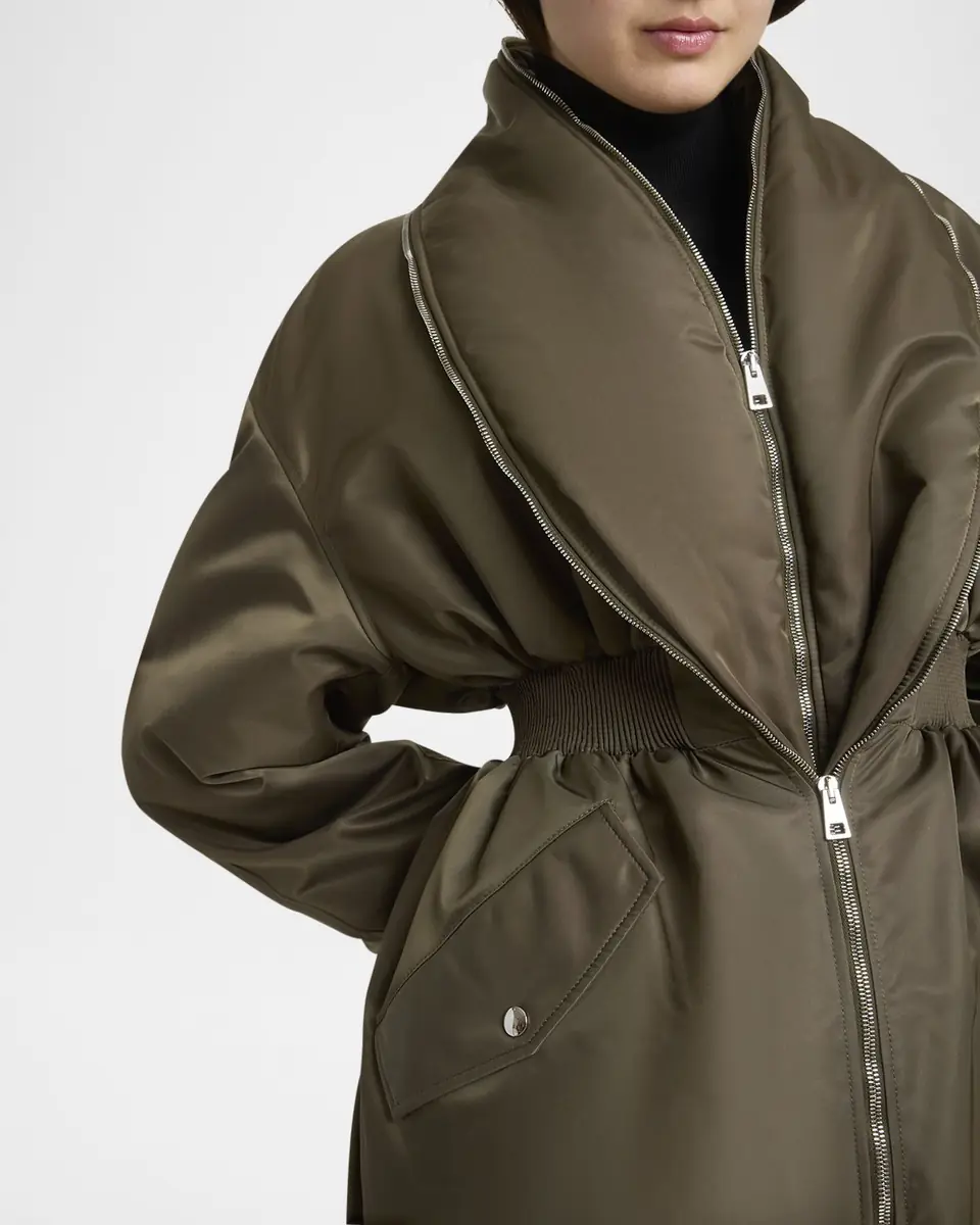 Givenchy Dual-Zipper Shawl Collar Bomber Jacket | Thumbnail 4