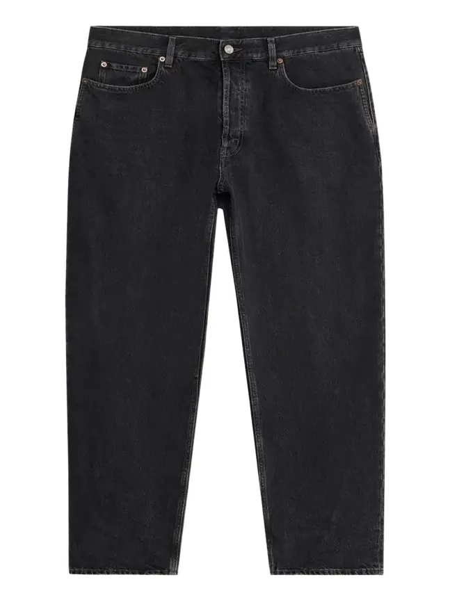 Men's Black Denim Straight-Fit Jeans Men's Black Denim Straight-Fit Jeans