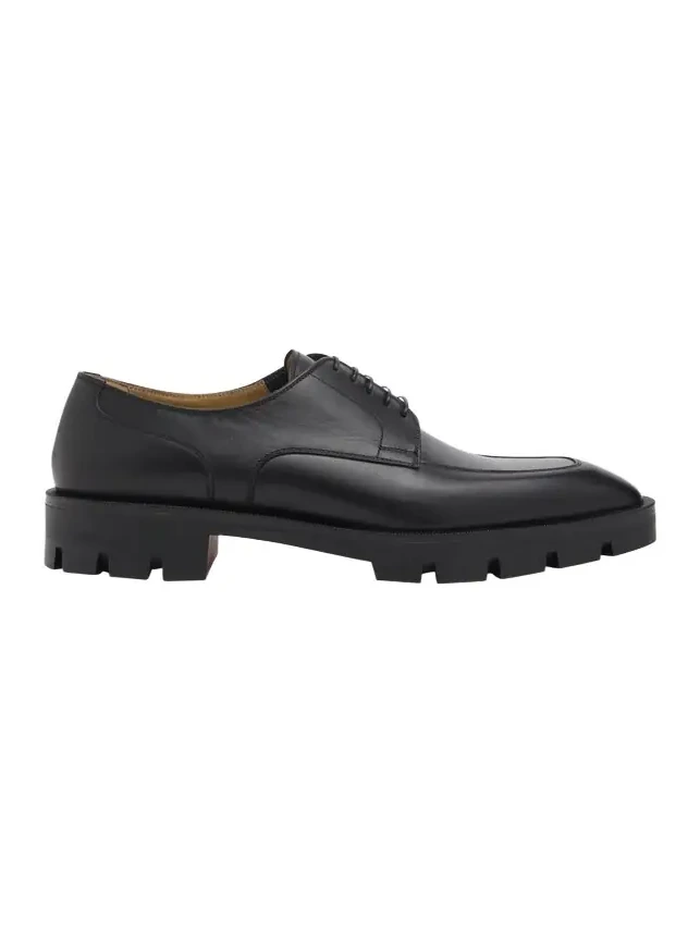 Men's Davisol Lion Leather Lug-Sole Derby Shoes Men's Davisol Lion Leather Lug-Sole Derby Shoes