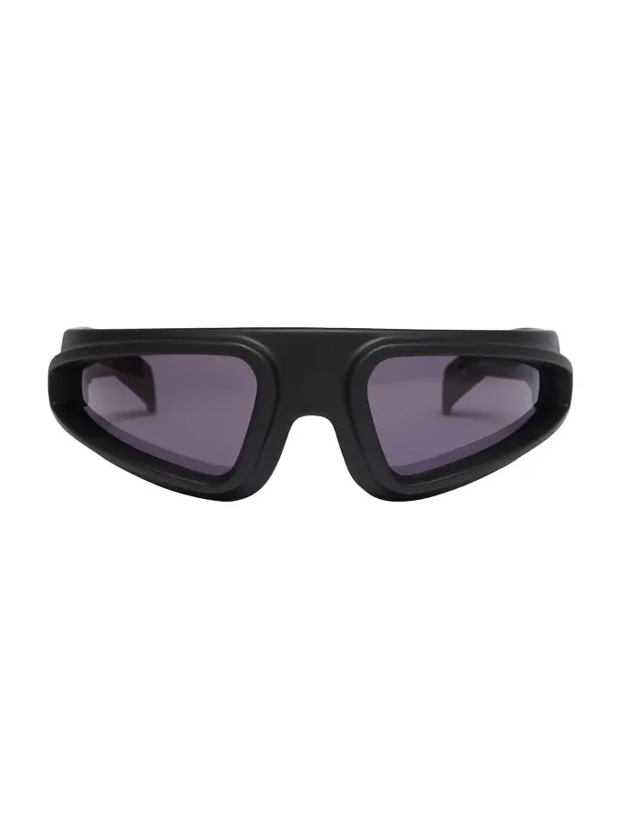 Rick Owens Men's Ryder Acetate and Nylon Wrap-Around Sunglasses