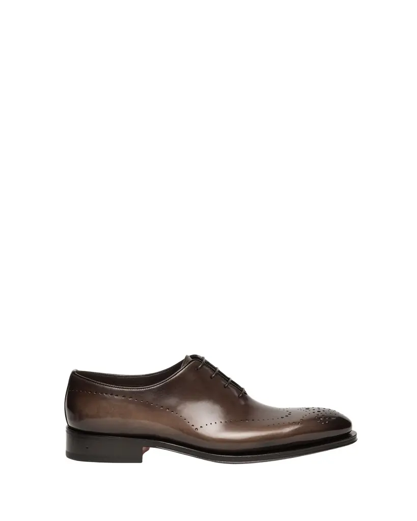 Santoni Men's Kaj Brogue Leather Oxfords | Image 1 Santoni Men's Kaj Brogue Leather Oxfords | Image 1