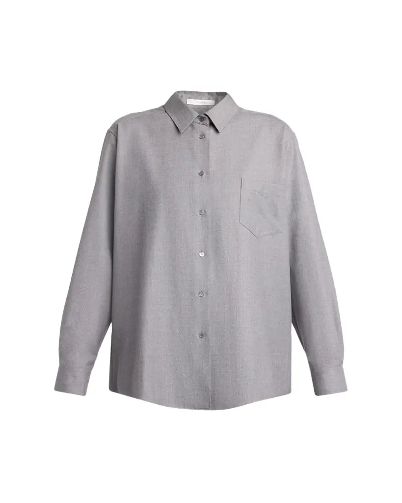 Pino Wool Button-Down Shirt Pino Wool Button-Down Shirt
