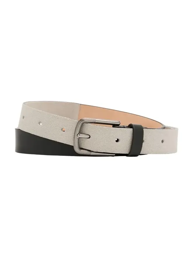 Giorgio Armani Men's Suede and Leather Reversible Belt