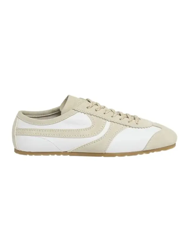 Dustin Mixed Leather Retro Sneakers Dustin Mixed Leather Retro Sneakers
