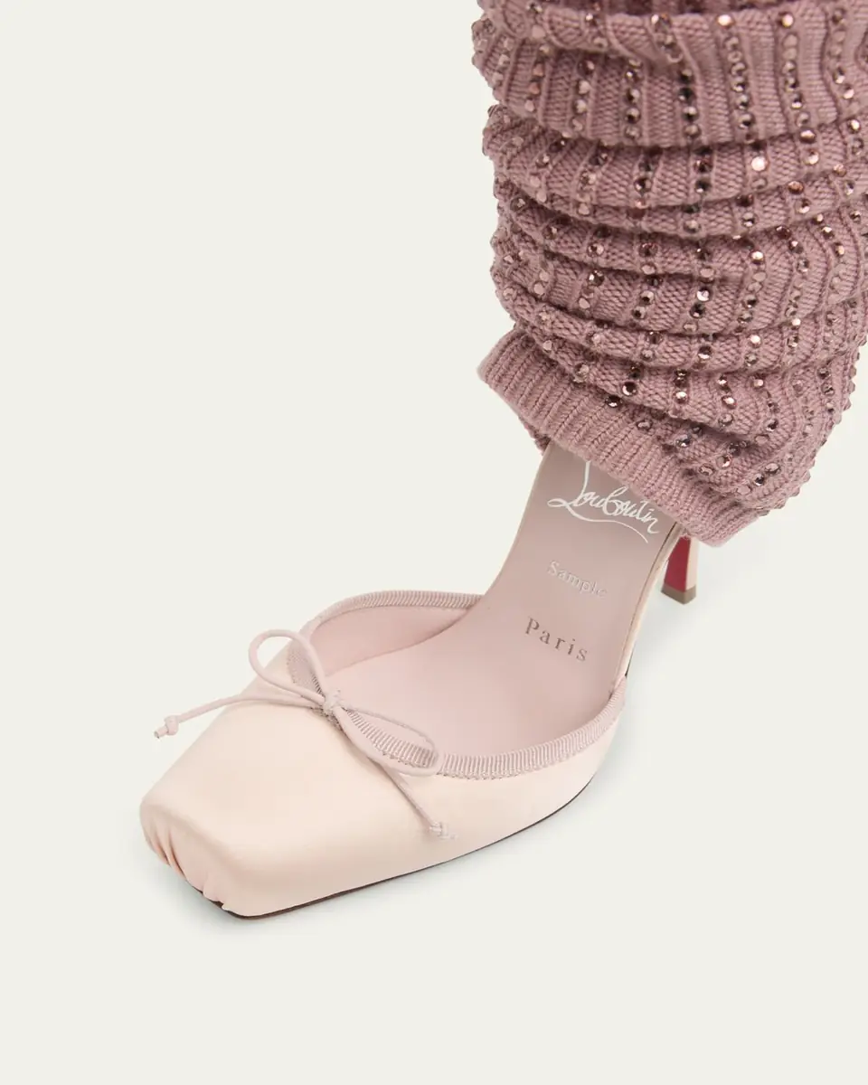 Christian Louboutin 110mm Cassia Annmac Satin Leg Warmer Pumps | Thumbnail 9 Christian Louboutin 110mm Cassia Annmac Satin Leg Warmer Pumps | Thumbnail 9