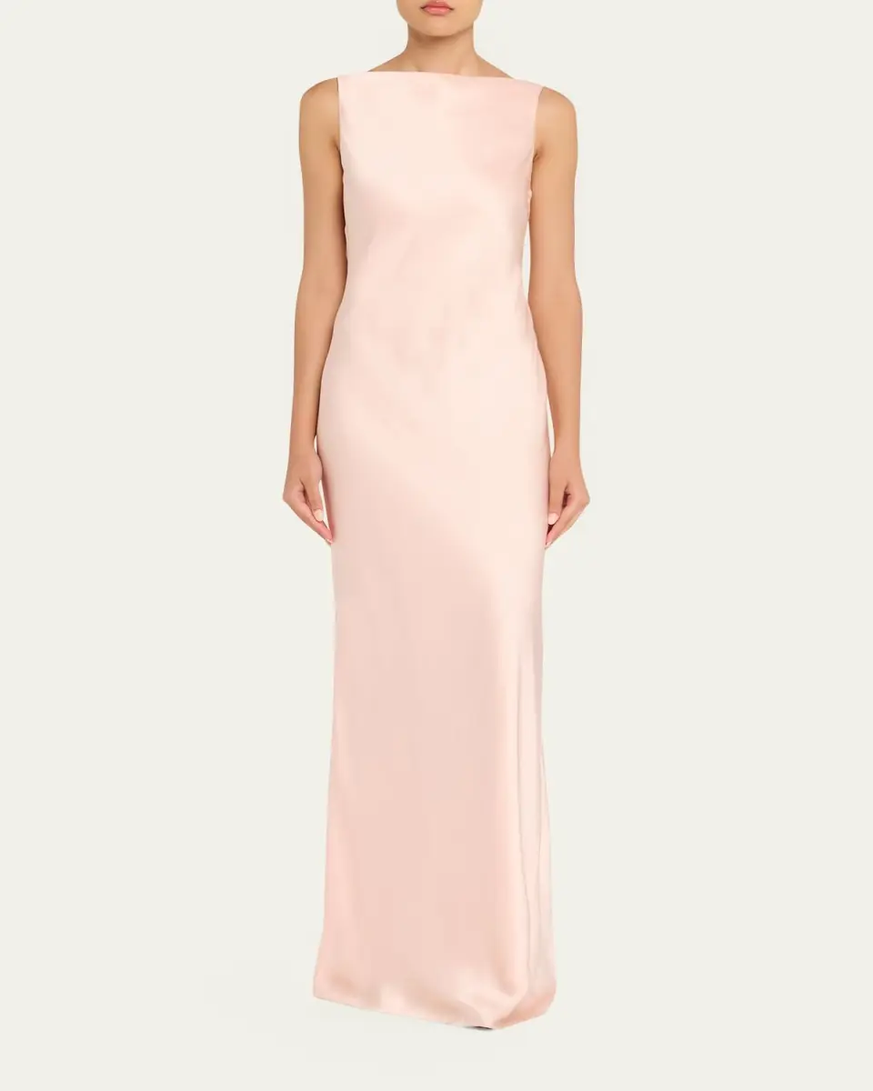 Jason Wu Collection Boat-Neck Cowl Backless Crepe Back Satin Gown | Thumbnail 6 Jason Wu Collection Boat-Neck Cowl Backless Crepe Back Satin Gown | Thumbnail 6