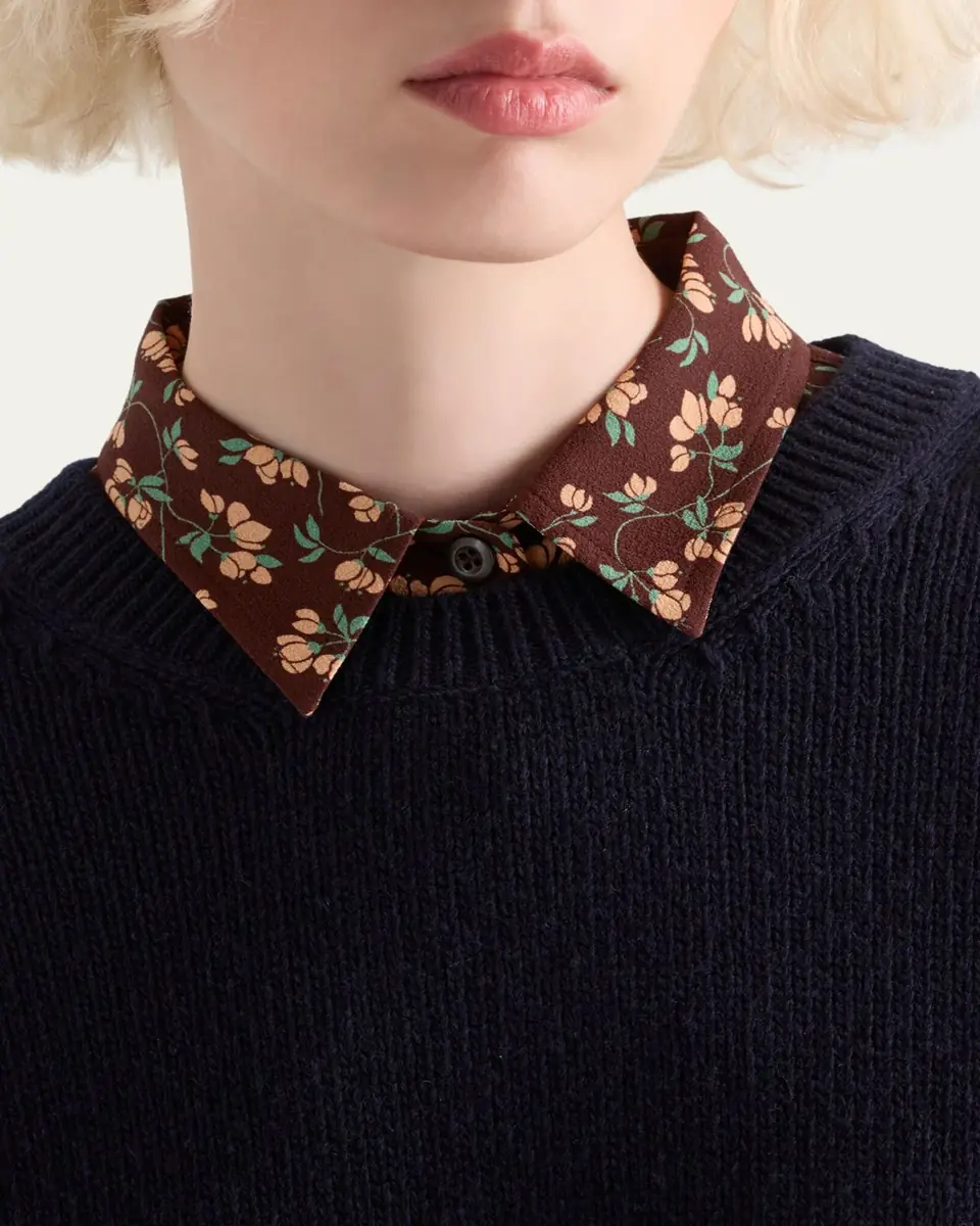 Prada Cashmere Wool Crew-Neck Sweater | Thumbnail 7