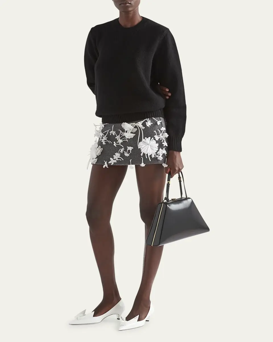 Prada Cashmere Wool Crew-Neck Sweater | Thumbnail 8